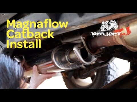 Magnaflow Jeep TJ exhaust Install - Project TJ - Ep. 14
