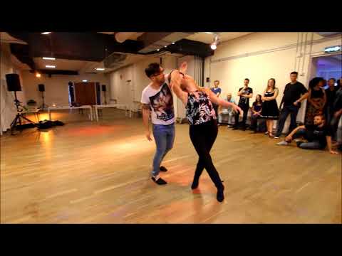BZA Sunday Zouk Social, SoulZouk workshop Demo - Kris & Lisa, Amsterdam, sun. 25th june 2017