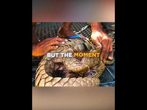 This Pangolin Was GIVEN A Second Chance At Life 💜🐾 #shorts