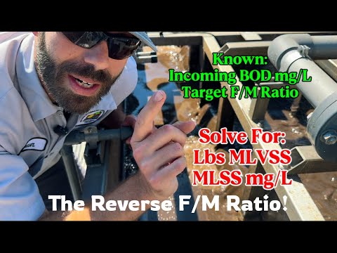 Finding MLVSS & MLSS and Adjusting the F/M Ratio in an Activated Sludge Wastewater Plant