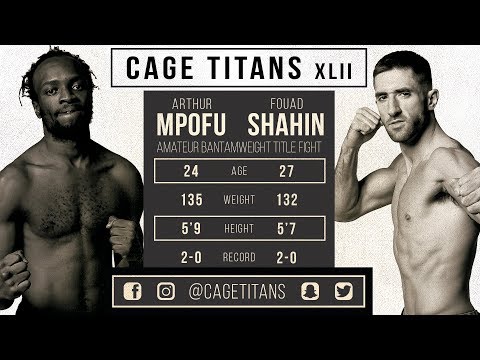 Cage Titans XLII: Arthur Mpofu vs Fouad Shahin (Title Fight)
