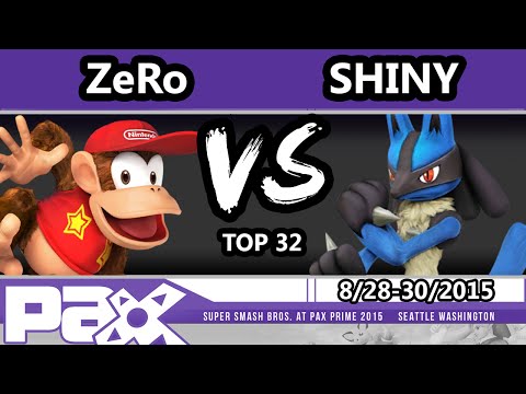 S@P - TSM | ZeRo (Sheik, Diddy Kong) Vs. Shiny (Lucario) SSB4 Top 32 - Smash Wii U - Smash 4