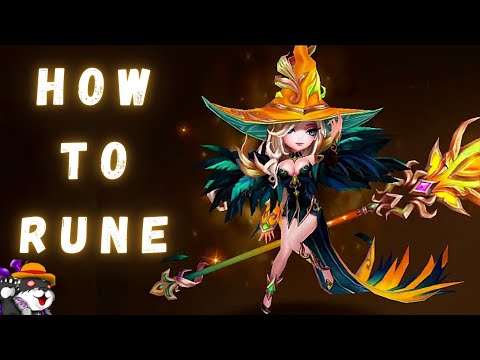 How To Rune Silia, The New 2A Wind Mystic Witch | Summoners War