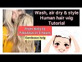 Wash Style Iwig Human Hair Wig