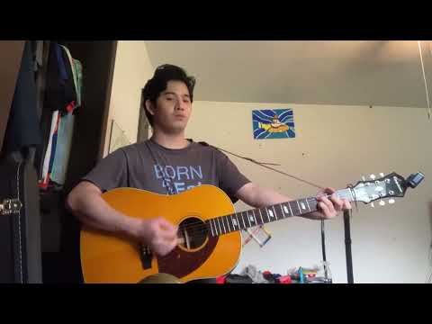 The Shadows - Sleepwalk (guitar cover, Bruce Welch rhythm)