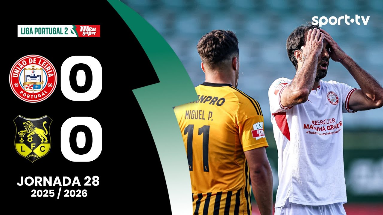 União de Leiria vs Lusitânia Lourosa Highlights
