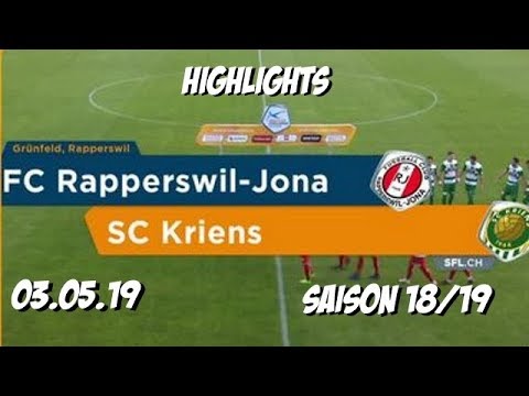 Highlights: Fc Rapperswil - Jona vs SC Kriens (03.05.19)