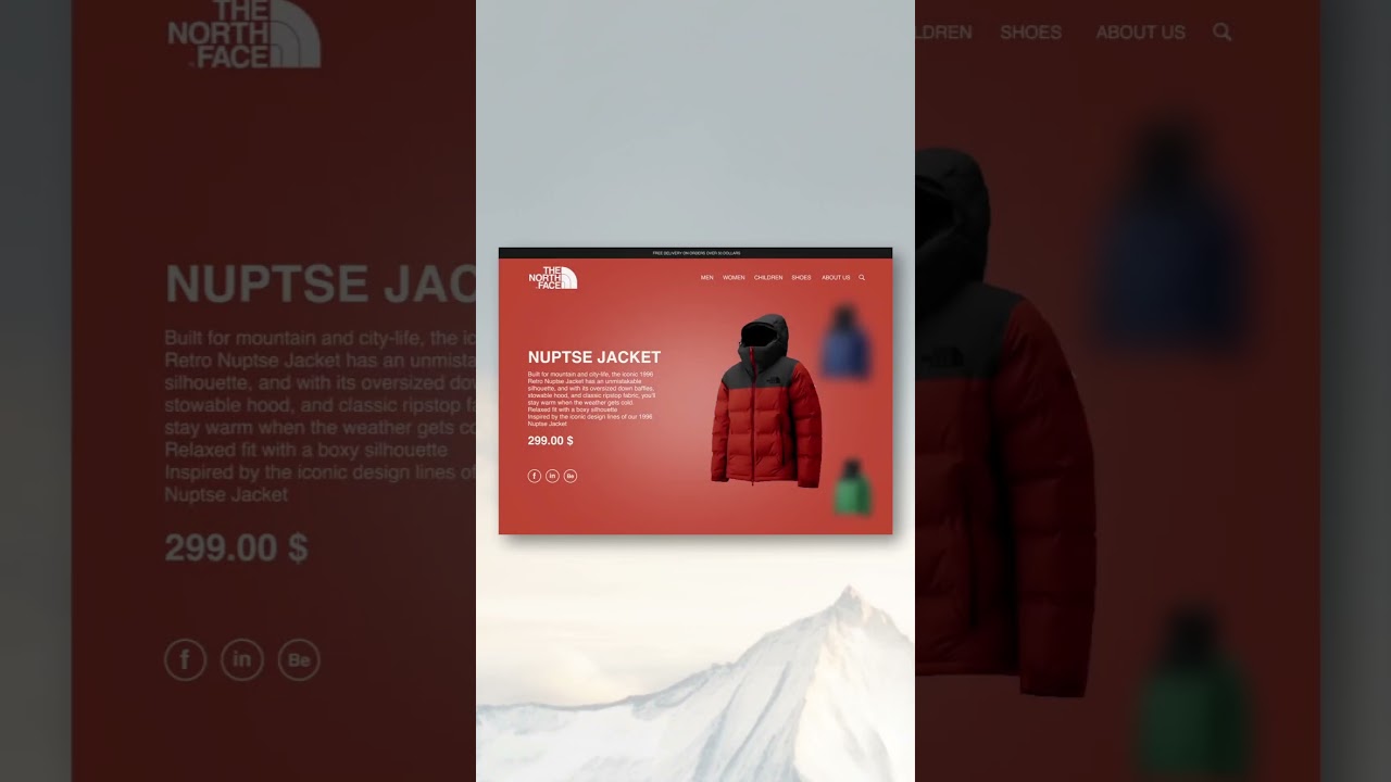 Website design for Clothing brand 🧥 #clothingbrand #websitedesign #webdevelopment #website
