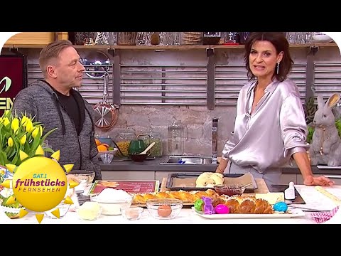 Vom Fußball zum Backen: Thomas Häßler backt den Osterzopf | SAT.1 Frühstücksfernsehen