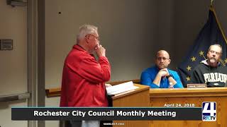 Rochester City Council Monthly Meeting