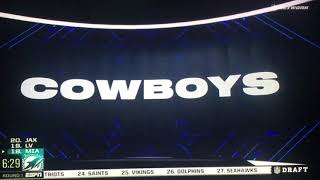 CEEDEE LAMB SHADES GF REACHES FOR HIS PHONE DURING THE 2020 NFL DRAFT 17th OVERALL TO THE COWBOYS