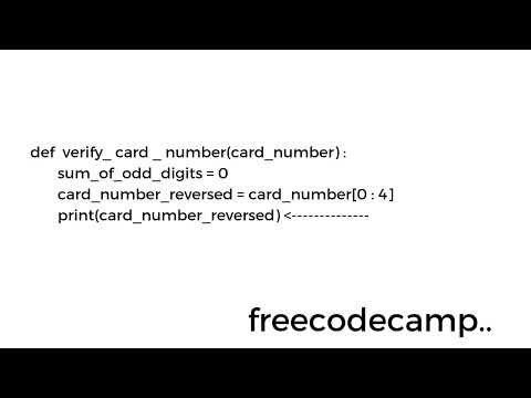 Implementing The Luhn Algorithm Python Beta Certification Step 11
