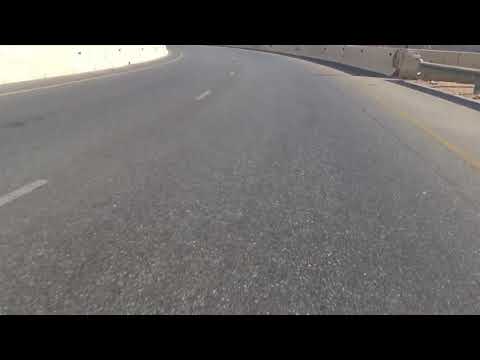 Cycling down Alamrat hill! Muscat, Oman!