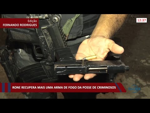 RONE recupera arma em posse de criminosos em Teresina 31 03 2021