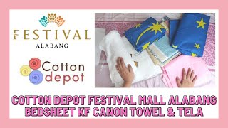 COTTON DEPOT FABRICS BILIHAN NG TELA BED SHEET TOWEL MURANG TELA MURANG BEDSHEET MURANG TOWEL