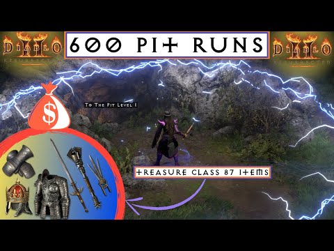 600 Pit Runs: Diablo 2 Resurrected | Loot Highlight