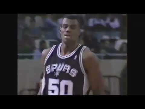 David Robinson's Cat-Quick Jab & Dunk Past Danny Manning