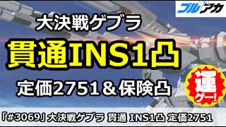 【ブルアカ】大決戦ゲブラ 貫通INS1凸 定価2751＆保険凸 (27,516,031/INSANE/屋外/202610版)【ブルーアーカイブ】