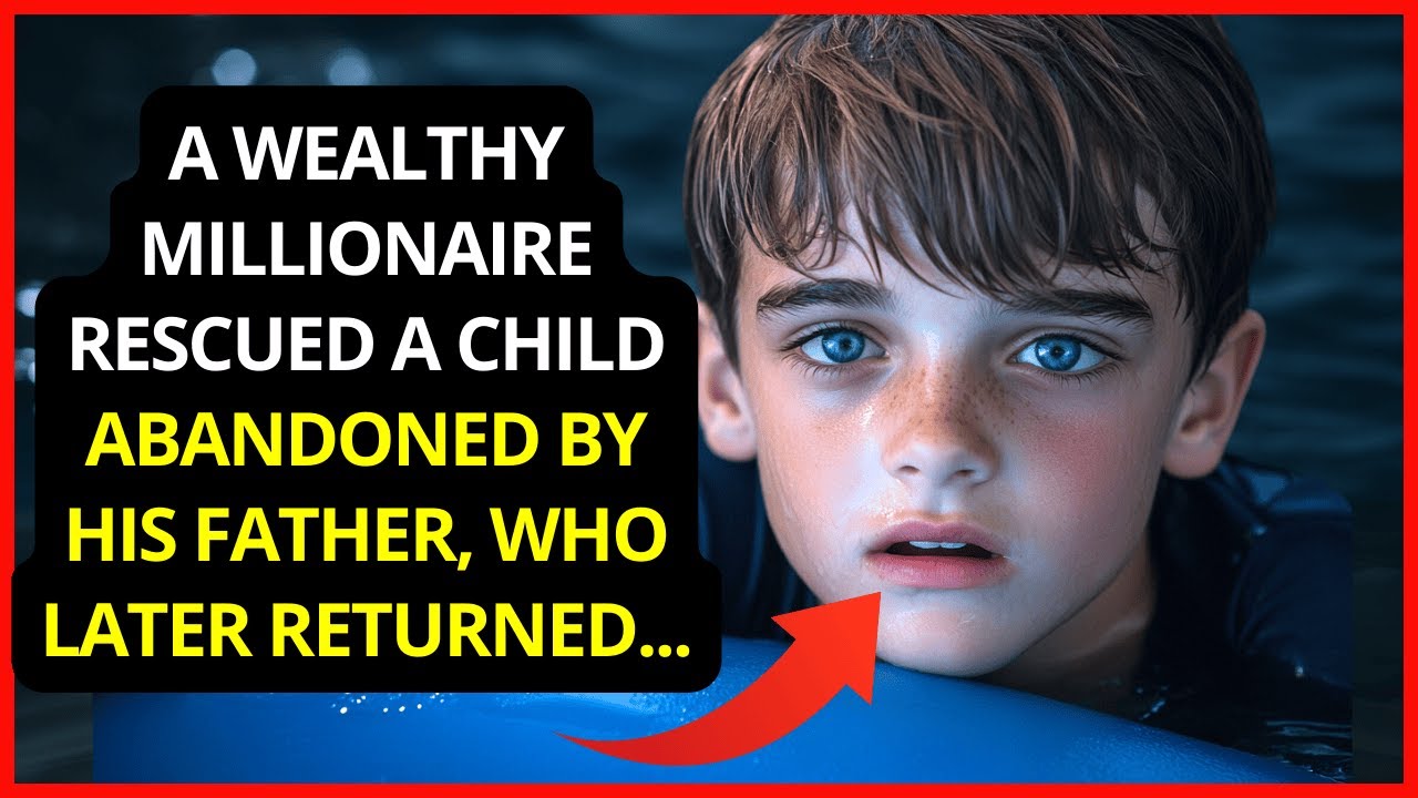 A wealthy Millionaire rescued a child abandoned by his father, who later returned...