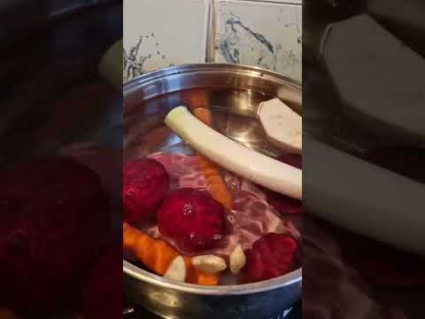 Rote-Beete-Suppe,  Barszcz #cooking #shorts