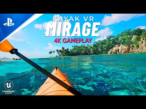 KAYAK VR MIRAGE 20 Minutes of Gameplay | PlayStation VR 2 Launch Game in Unreal Engine 4K 2023