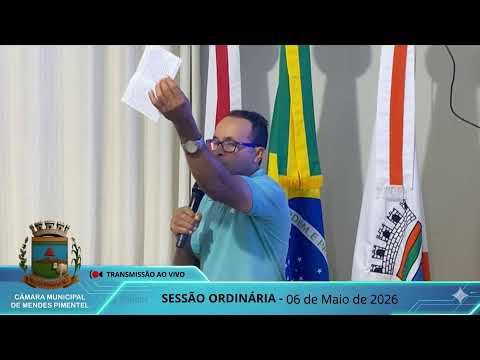 26ª Reunião Ordinária da Câmara Municipal de Mendes Pimentel