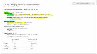 Ch. 11: Direct Alteration of Prices and Costs