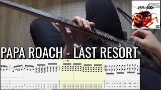 Papa Roach âae Last Resort FULL POV Guitar Lesson With Tab