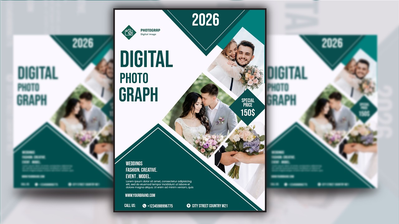 Adobe Illustrator Poster Pesign Tutorial l Illustrator Poster Design l poster design in illustrator