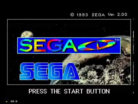 Sega CD Console Startup (Model 2)