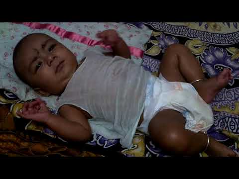 Baby Dhiren tries to talk