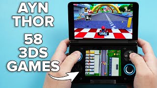 AYN Thor: Great Big 3DS Showcase of 58 Games!