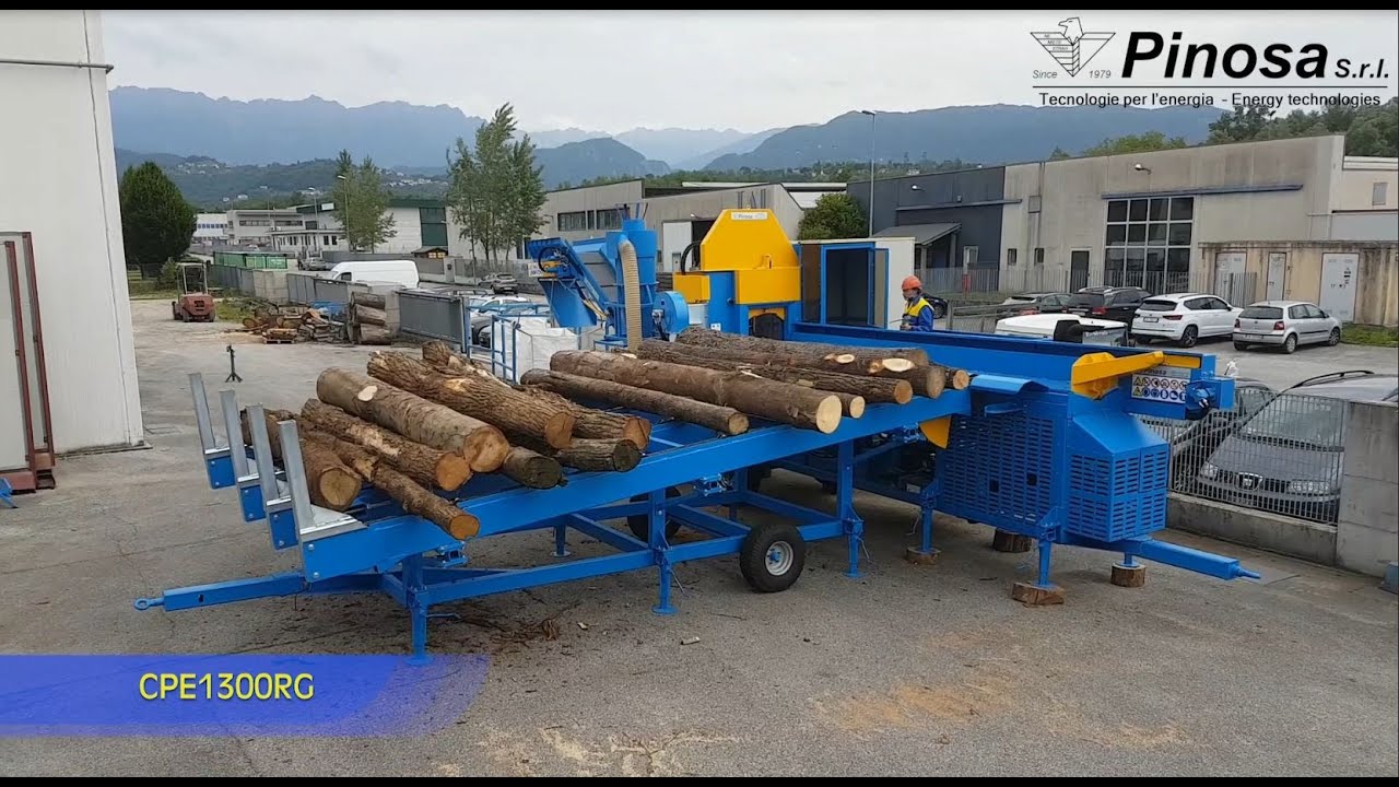 || Taglia - Spacca legna DIESEL || Firewood Processor CPE1300RG - PINOSA SRL
