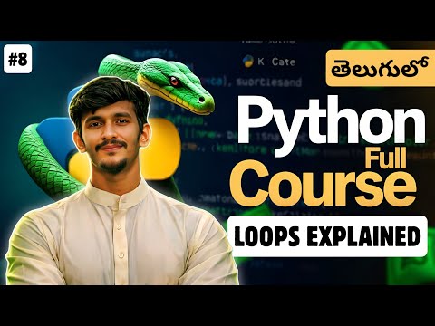 Python Full Course In Telugu Loops In Python For Loop While Loop Break Continue