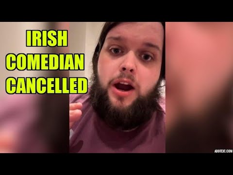 IRISH COMEDIAN GARRON NOONE CANCELLED #comedy #tiktok #tiktokvideo #immigration