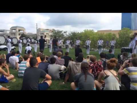 Madison Scouts Drumline 2014 Finals in the Lot