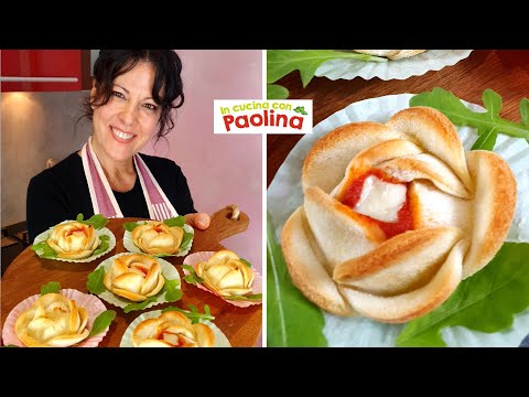 BREAD ROSES 🎄 Appetizer idea for your Christmas menu. A must-try recipe!