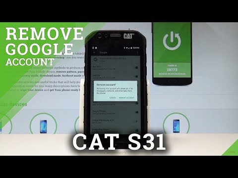 How to Remove Google Account in CAT S31 |HardReset.info