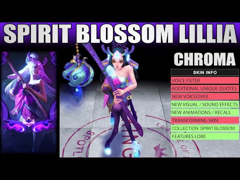 Spirit Blossom Lillia Amethyst Chroma - League Of Legends