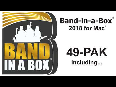 Band-in-a-Box® 2018 for Mac® - 49-PAK Overview