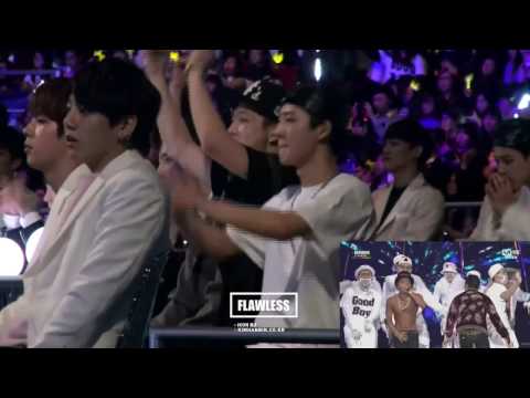 iKON watching and performing Good Boy