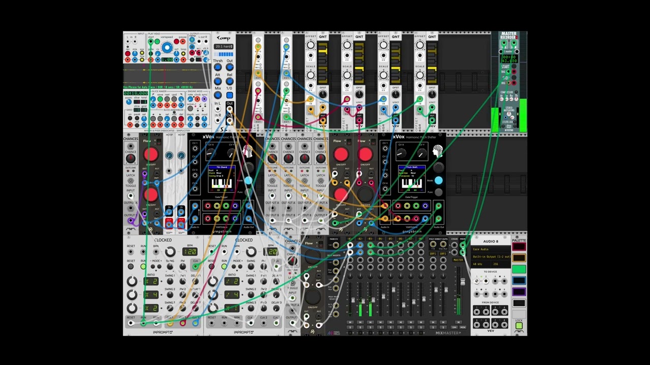 Autotune patch attempt, ended up with fun vocoder thing!