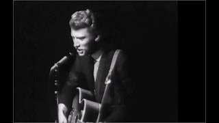 Johnny Hallyday LIVE 1960s Elle Est Terrible   HD  Eddie Cochran Somthin Else