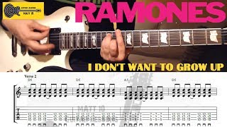 I Don&#39;t Want To Grow Up (Ramones) GUITAR CHORDS and TAB