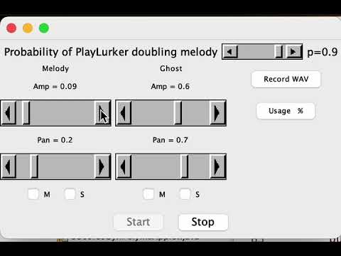 JMSL Tutorial: Play Lurkers