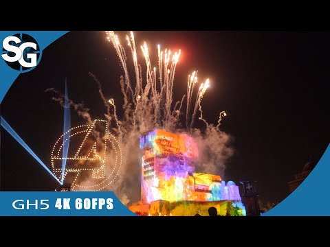 Avengers: Power the Night Full Marvel Drone Show | Disneyland Paris 2023