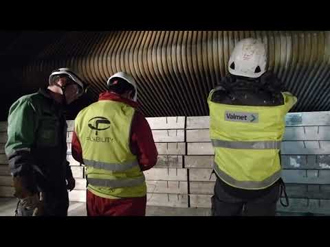 Inspection of a recovery boiler for Valmet in Mörrum, Sweden