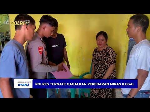 SATUAN SAMAPTA POLRES TERNATE BERHASIL GAGALKAN PEREDARAN MIRAS ILEGAL
