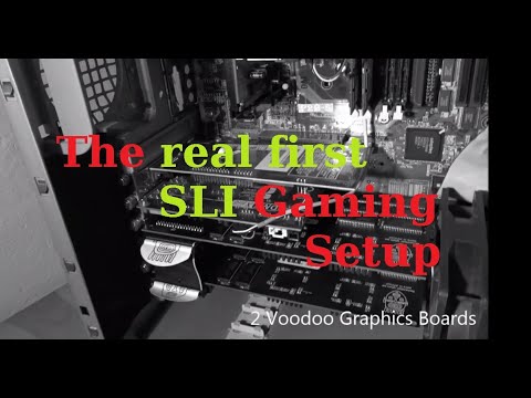The Real First SLI Gaming Setup - 3dfx Voodoo 1 SLI