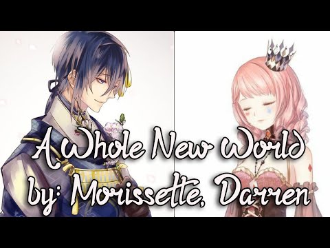 Nightcore - A Whole New World - (Switching Vocals) - (Lyrics) Morissette and Darren